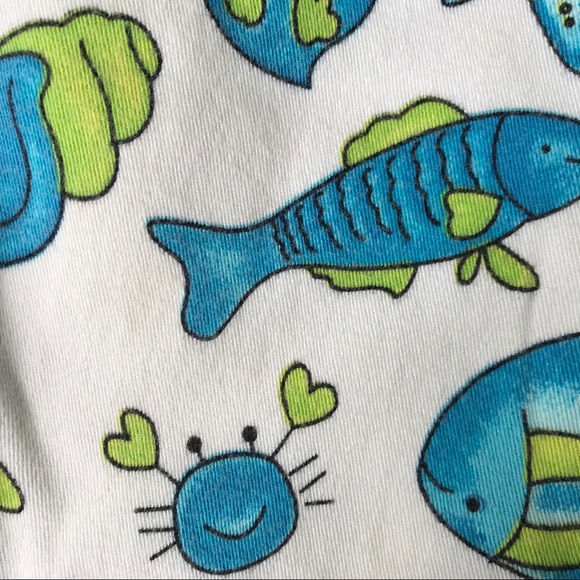 2 Baby Outfits - 1 Fish/Nautical 1 Hibiscus 12Mo. - Picture 4 of 11